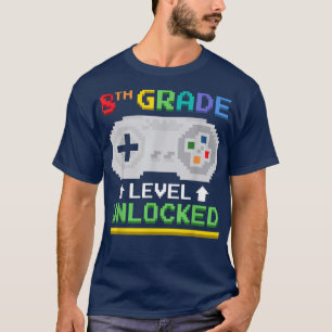 Eighth Grade Level Unlocked Gamer Tees Video Game 