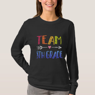 Eighth Grade Teacher Cute Arrow 8th Grade Team T T-Shirt