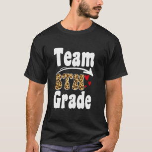 Eighth Grade Team Leopard Back To School Hello 8th T-Shirt
