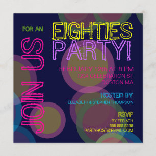 Eighties Party! Invitation