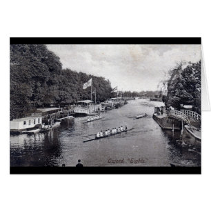 Eights Crew Rowing, Oxford England Vintage