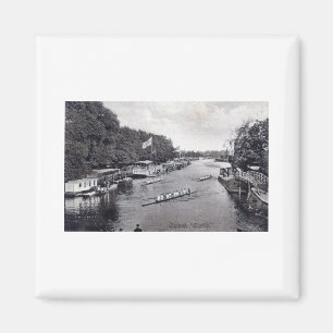 Eights Crew Rowing, Oxford England Vintage Magnet