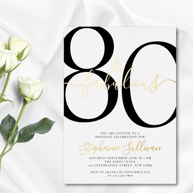 Eighty and Fabulous Script 80th Birthday Party (Creator Uploaded)