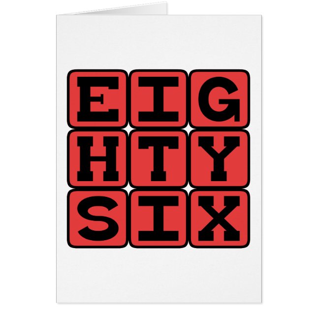 Eighty Six, Number 86 (Front)