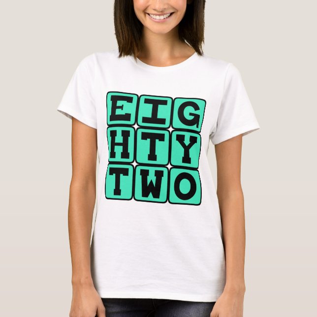 Eighty Two, Number 82 T-Shirt (Front)