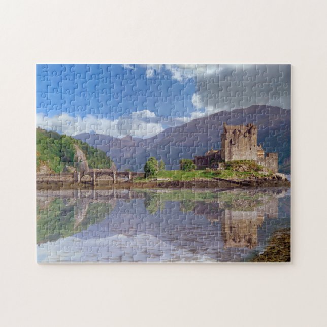 Eilean donan castle 373 jigsaw puzzle (Horizontal)