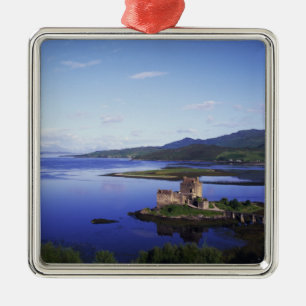 Eilean Donan Castle, Dornie, Highlands, Metal Ornament