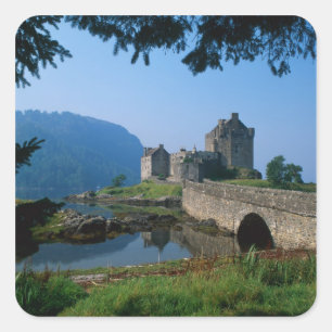Eilean Donan Castle, Highlands, Scotland 2 Square Sticker