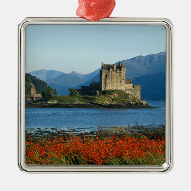 Eilean Donan Castle, Highlands, Scotland 3 Metal Ornament (Front)