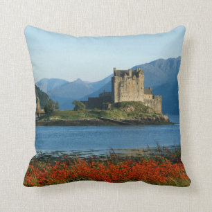 Eilean Donan Castle, Highlands, Scotland 3 Throw Pillow