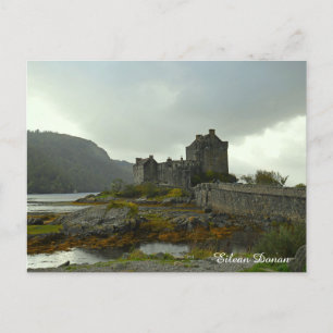 Eilean Donan Castle in Scotland Holiday Postcard