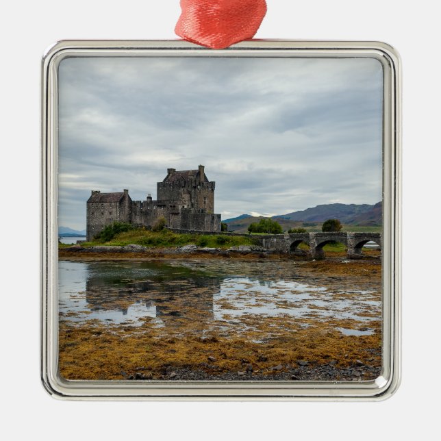 Eilean Donan Castle, Loch Duich - Scotland, UK Metal Ornament (Front)