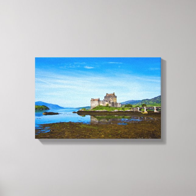 Eilean Donan Castle, Scotland Canvas print (Front)