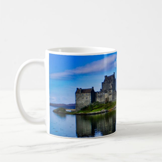 Eilean Donan Castle, Scotland Coffee Mug (Left)