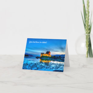 Eilean Donan Castle, Scotland Folded Greeting Card