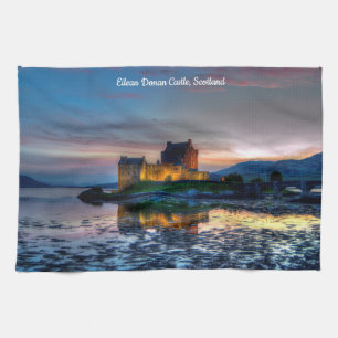 Eilean Donan Castle, Scotland Kitchen tea towel