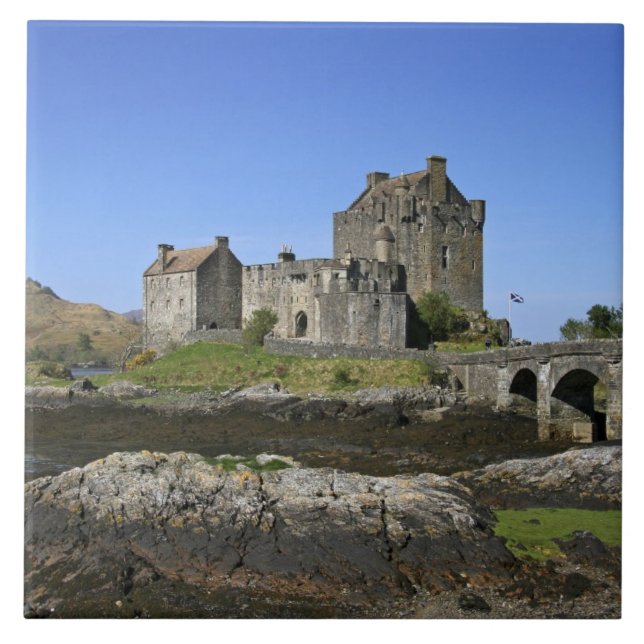 Eilean Donan Castle, Scotland. The famous Eilean 2 Tile (Front)