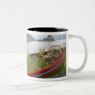 Eilean Donan Castle, Scotland. The famous Eilean 4 Two-Tone Coffee Mug