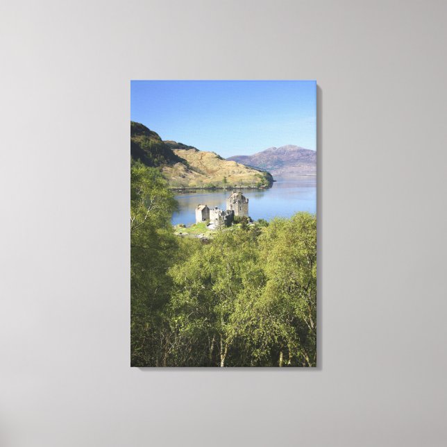 Eilean Donan Castle, Scotland. The famous Eilean Canvas Print (Front)