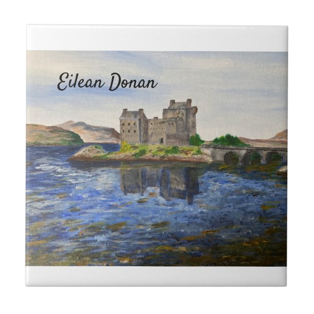 Eilean Donan Castle  Tile (Front)
