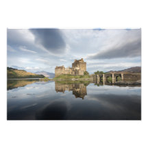 Eilean Donan Castle with reflection in Scotland