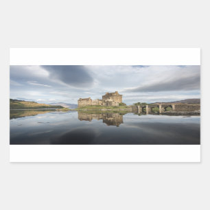 Eilean Donan Castle with reflection in Scotland Sticker
