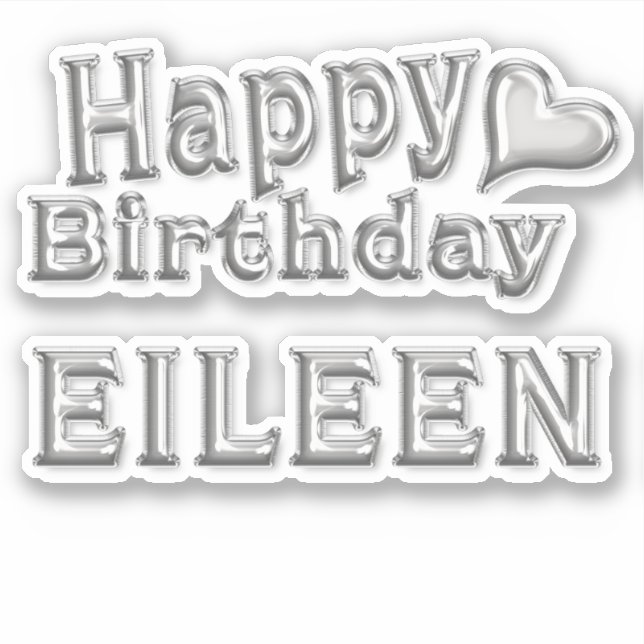 Eileen Happy Birthday Autocollants (Devant)