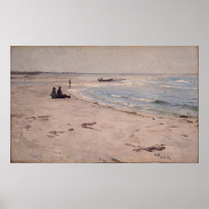 Eilif Peterssen - From the Beach at Sele Poster