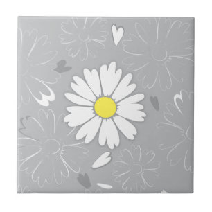 Eilin's Daisy Flower Tile