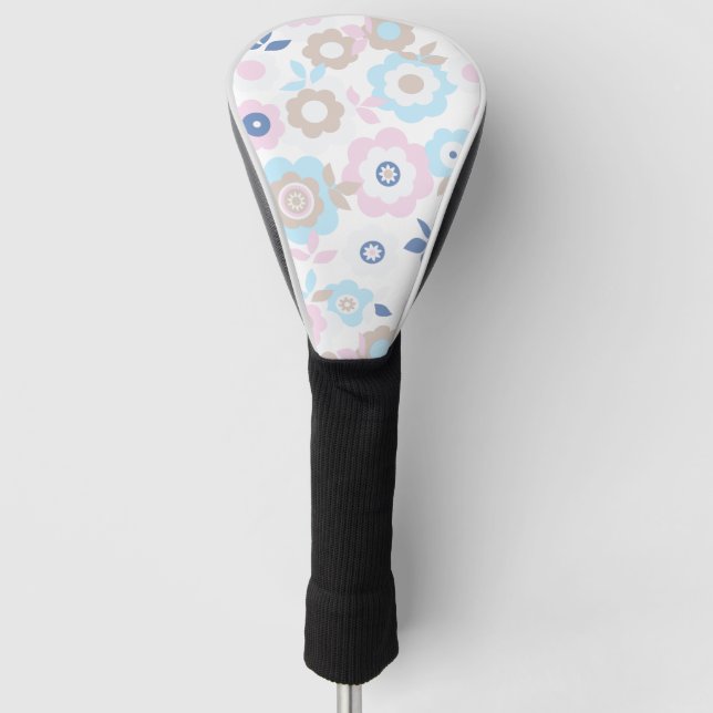 Eilin's Spring Flowers 3 Golf Head Cover (Front)