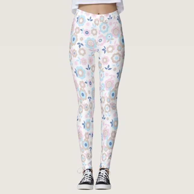 Eilin's Spring Flowers 3 Leggings (Front)