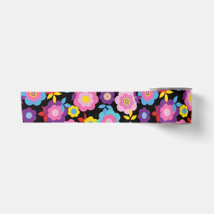 Eilin's Spring Flowers Satin Ribbon