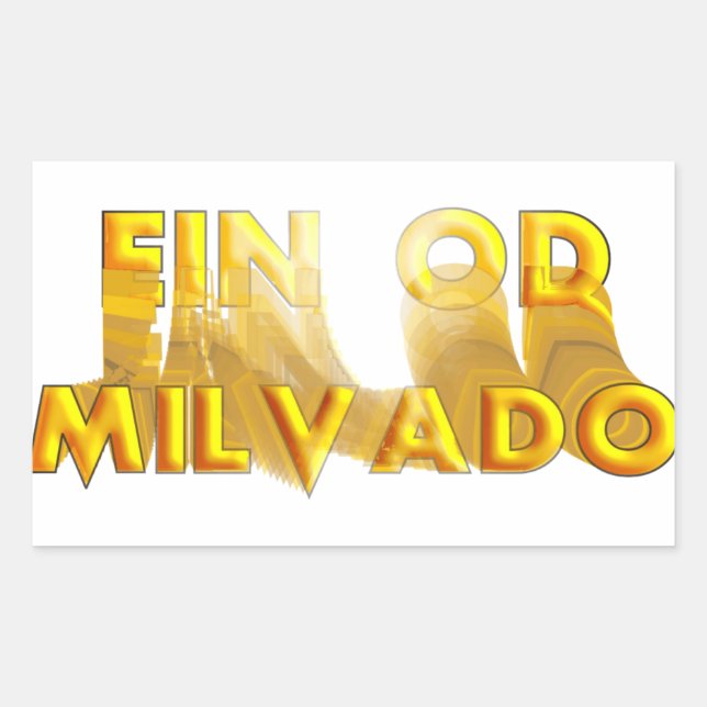Ein Od Milvado Sticker (Front)