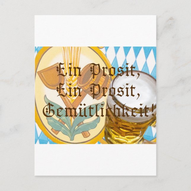 Ein Prosit Postcard (Front)