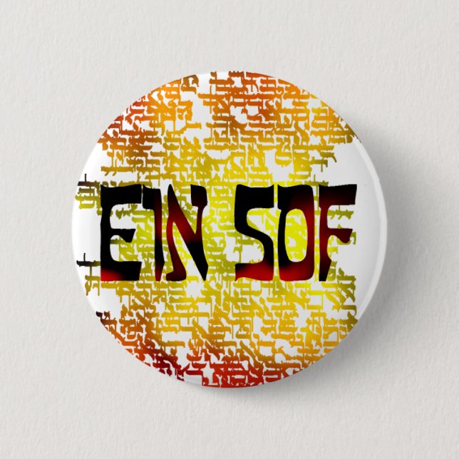 Ein Sof 2 Inch Round Button (Front)
