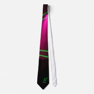Einar laser and pink techno tie