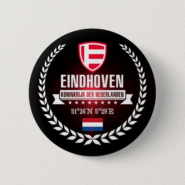 Eindhoven 2 Inch Round Button (Front)