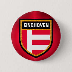 Eindhoven Flag 2 Inch Round Button