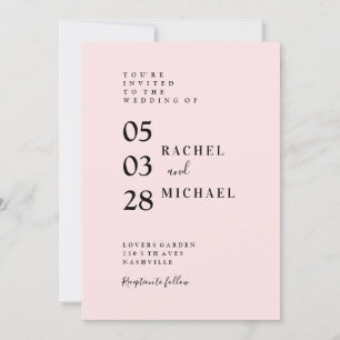 Einfache Einladung Invitation