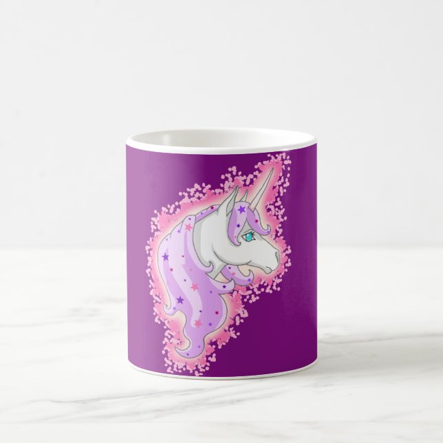 Einhorn lila pink coffee mug (Center)