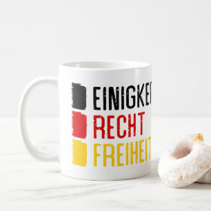 Einigkeit Recht Freiheit, Motto Of Germany Coffee Mug