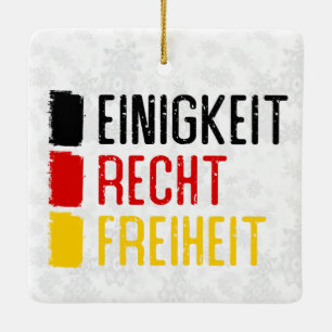 Einigkeit Recht Freiheit Ornement allemand