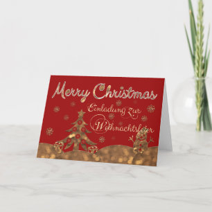 Einladung zur Firmenweihnachtsfeier! Card