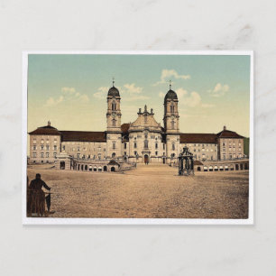 Einsiedeln, monastery, Lake Lucerne, Switzerland v Postcard