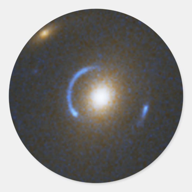 Einstein Ring Gravitational Lens Classic Round Sticker (Front)