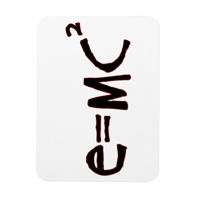 Einstein's Equation Magnet (Vertical)