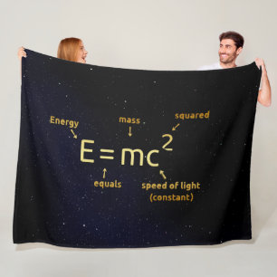 EINSTEIN'S FORMULA FLEECE BLANKET