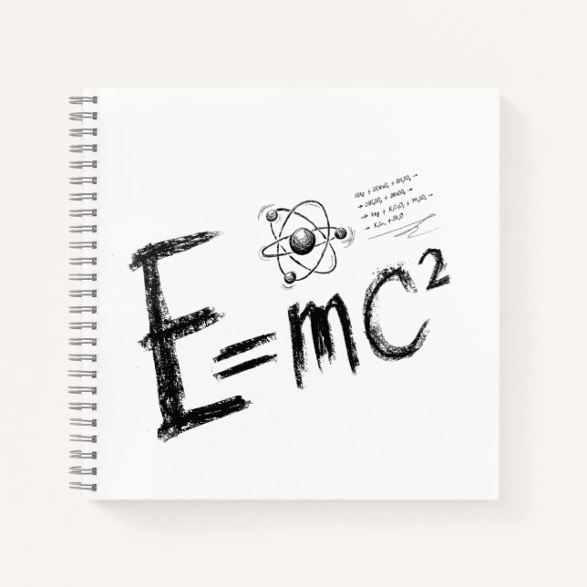  Einstein's Theory of Relativity. Formula Notebook (Front)