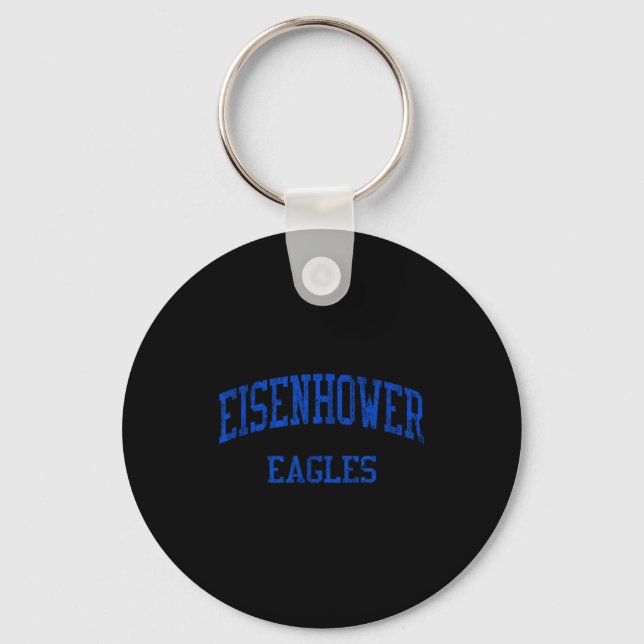 Eisenhower High School Hs Shelby Township Mi Vinta Keychain (Front)