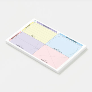 Eisenhower Matrix Post It Post-it Notes